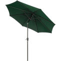 Global Industrial 8-1/2'H Outdoor Umbrella, Olefin, Green