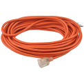 50 Ft. Outdoor Extension Cord w/ Lighted Plug, 16/3 Ga, 13A, Orange