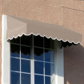 Awntech Window/Entry Awning 3-3/8'W x 2'H x 3-1/2'D Linen