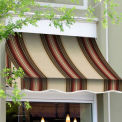 Awntech Window/Entry Awning 8-3/8'W x 3-11/16'H x 3'D Brown/Terra Cotta
