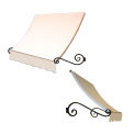 Awntech Window/Entry Awning 4-3/8'W x 1-1/2'H x 3'D Off White