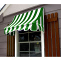Awntech Window/Entry Awning 10-3/8'W x 2-9/16'H x 2'D Forest Green/White