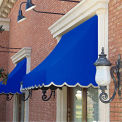 Awntech Window/Entry Awning 10-3/8'W x 2-9/16'H x 2'D Bright Blue