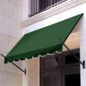 Awntech Spear Arm Awning 3-3/8'W x 4-11/16'H x 2-11/16'D Forest Green