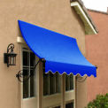 Awntech Window/Entry Awning 4-3/8'W x 2-9/16'H x 2'D Bright Blue