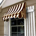 Awntech Window/Entry Awning 4-3/8'W x 3-11/16'H x 3'D Brown/Tan