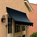 Awntech Window/Entry Awning 6-3/8'W x 2-9/16'H x 2'D Black