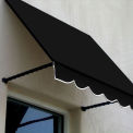 Awntech Window/Entry Awning 4-3/8'W x 3-11/16'H x 3'D Black