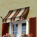 Awntech Spear Arm Awning 6-3/8'W x 2-9/16'H x 1-5/16'D Brown/Terra Cotta