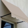 Awntech Window/Entry Awning 6-3/8'W x 3-11/16'H x 3'D Linen