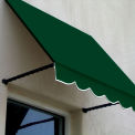 Awntech Window/Entry Awning 4-3/8'W x 3-11/16'H x 3'D Forest Green