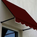 Awntech Window/Entry Awning 4-3/8'W x 3-11/16'H x 3'D Burgundy