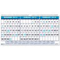 House of Doolittle Recycled Three-Month Horizontal Wall Calendar, 23.5 x 12, 14-Month, 2023-2025