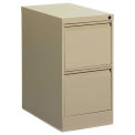 Global Freestanding File/File Pedestal, 15&quot;W x 22-5/8&quot;D x 27-5/8&quot;H, Desert Putty, 19FP23FF-DPT