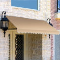 Awntech Window/Entry Awning For Low Eaves 6' 4-1/2"W x 3'D x 1' 6"H Linen