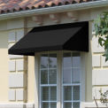 Awntech Window/Entry Awning 4' 4-1/2&quot;W x 2' 6&quot;D x 1' 4&quot;H Black