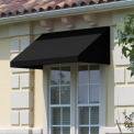 Awntech Window/Entry Awning 5' 4-1/2"W x 3' 6"D x 2' 7"H Black