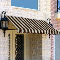 Awntech Window/Entry Awning 5' 4-1/2&quot; W x 3'D x 2'H Brown/Tan