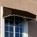 Awntech Window/Entry Awning 4' 4-1/2"W x 3'D x 1' 6"H Brown