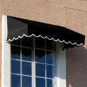 Awntech Window/Entry Awning 4' 4-1/2" W x 3' 6"D x 2'H Black