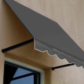 Awntech Window/Entry Awning 6' 4-1/2&quot;W x 3'D x 3' 8&quot;H Gray