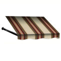 Awntech Window/Entry Awning 4' 4-1/2" W x 3' 6"D x 2'H Brown/Terra Cotta
