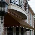 Awntech Window/Entry Awning 4' 4-1/2"W x 4'D x 3' 8"H Brown