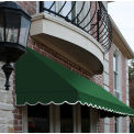 Awntech Window/Entry Awning 5&#39; 4 -1/2&quot;W x 4&#39;D x 4&#39; 8&quot;H Forest Green
