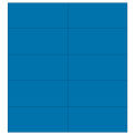 MasterVision Magnetic Write-On/Wipe-Off Tape Strips, 7/8&quot;x 2&quot; Blue, 25/Pack