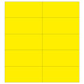 MasterVision Magnetic Write-On/Wipe-Off Tape Strips, 7/8&quot;x 2&quot; Yellow, 25/Pack