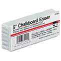 Charles Leonard&#174; Wood Felt Chalkboard Eraser, 5&quot;W x 2&quot;D