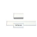 MasterVision Magnetic Data Cards, White, 1&quot;W x 2&quot;H, 25/Pack