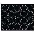 Whiteboard Magnets - 3/4&quot; Circles - Black - 20/Pack