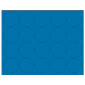 Whiteboard Magnets - 3/4&quot; Circles - Blue - 20/Pack