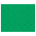 Whiteboard Magnets - 3/4&quot; Circles - Green - 20/Pack