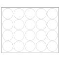 Whiteboard Magnets - 3/4&quot; Circles - White - 20/Pack