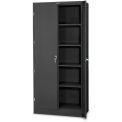 TENNSCO Deluxe Storage Cabinet - 36x24x78&quot; - All-Welded - Black