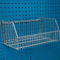 Bott Ltd 15200280 Wire Basket, 19&quot;W x 17&quot;D x 9&quot;H, Steel, Silver