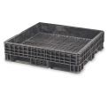Orbis Heavy-Duty Bulkpak Containers, Black, 45X48X21&quot;