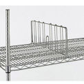 8&quot;H Shelf Dividers For Open-Wire Shelving, 30&quot;