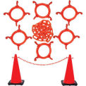 Mr. Chain 93213-6  Traffic Cone & Chain Kit - Traffic Orange