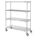 Metro Super Erecta Shelf Trucks with Wire Shelves - 72&quot; Wx24&quot; D Shelf - 79&quot; H