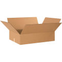 26&quot; x 20&quot; x 8&quot; Cardboard Single Wall Corrugated Box, Kraft - Pkg Qty 15