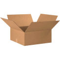 20&quot; x 20&quot; x 7&quot; Cardboard Single Wall Corrugated Box, Kraft - Pkg Qty 15