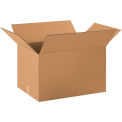 22&quot; x 16&quot; x 14&quot; Cardboard Single Wall Corrugated Box, 
Kraft - Pkg Qty 20