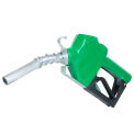 3/4&quot; Auto Nozzle with Hook, Diesel, Green, 2.5-14.5 GPM, End of Delivery Hose