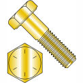Hex Cap Screw, 1/2-13 x 1-1/2&quot;, Steel, Zinc Yellow, Grade 8, FT, UNC, 50 Pack