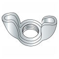 Wing Nut, Cold Forged, 3/8-16, Low Carbon Steel, Zinc, Coarse, 100 Pack