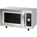 NEXEL&#174; Commercial Microwave Oven, 0.9 Cu. Ft., 1000 Watts, Dial Control, Stainless Steel
