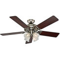 Hunter Fan 53064 Studio Series&#174; 52&quot; Indoor Ceiling Fan Brushed Nickel